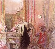 Before the fireplace Edouard Vuillard